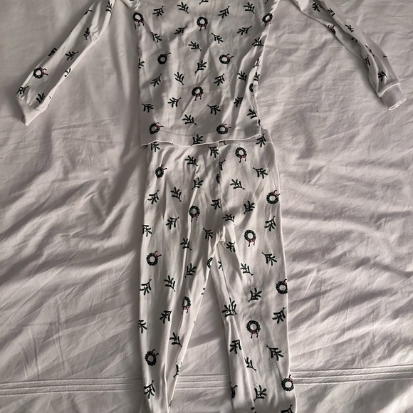 Petit Lem Christmas Pajamas Wreaths Size 6 - Very Good Condition - Picture 5 of 7